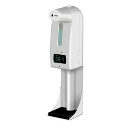 Upgraded K10 Pro Infrared Hand Temperature Measurement With Soap Dispenser Wall-Mounted For Home Schools And Communities