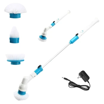 

Multi Cordless Electric Power Scrubber Brush Rotating Bathtub Tile Clean Brush US Plug