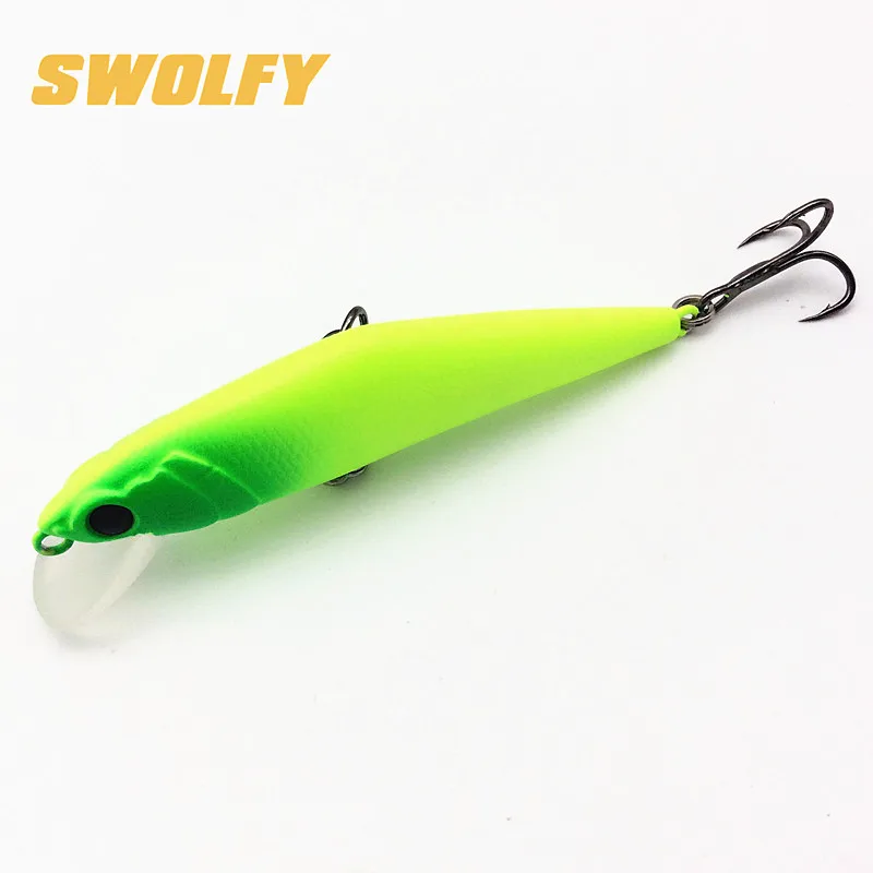 SWOLFY 1 шт. рыболовная приманка 6 5 см 7 г Гольян жесткая плотная неторопливая