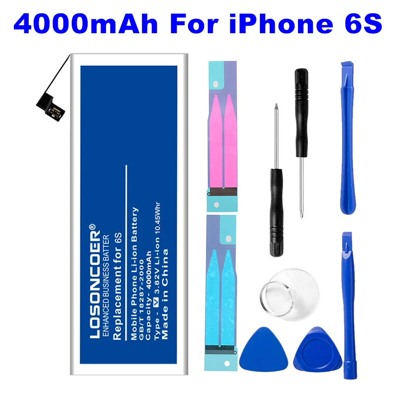 Высокое Ёмкость для Apple iPhone 6 Plus Батарея, iPhone 6S Plus/6 S Plus/7/7 Plus, Зарядное устройство Батарея+ подарок подставка для телефона+ Инструменты для ремонта
