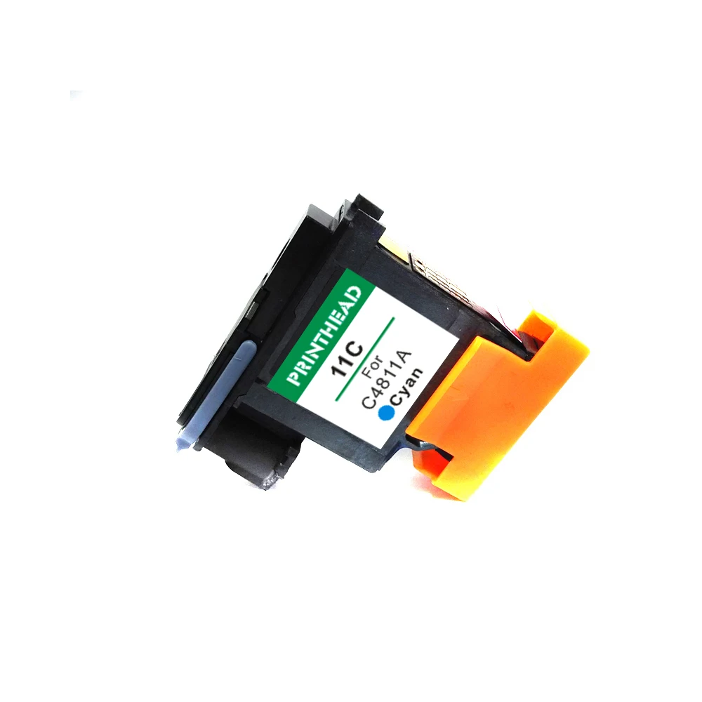 5x печатающая головка C4810A C4811A C4812A C4813A печатающей головки совместимый для hp11 70 100 110 111 120 500 510 500PS 800 815 820 2200 - Цвет: 1x Cyan