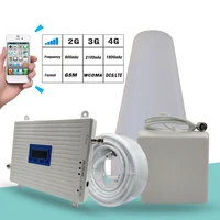 2G 3G 4G trójpasmowy wzmacniacz sygnału GSM 900 + DCS/LTE 1800 (zespół 3)+ UMTS/WCDMA 2100 (zespół 1) mobilny wzmacniacz sygnału wzmacniacz komórkowy 2