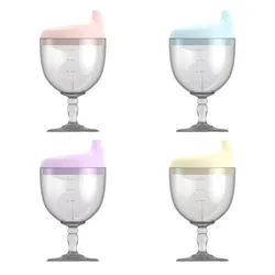 Copa de vino de plástico para bebé, regalos de fiesta, Slippy, leche, alimentación infantil