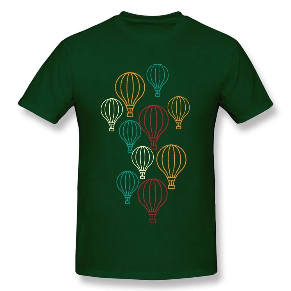 DesignUnique Short Sleeve T Shirt April FOOL DAY Wholesale O Neck 100% Cotton Tee Shirt Male Tshirts air Balloon air Balloon dark