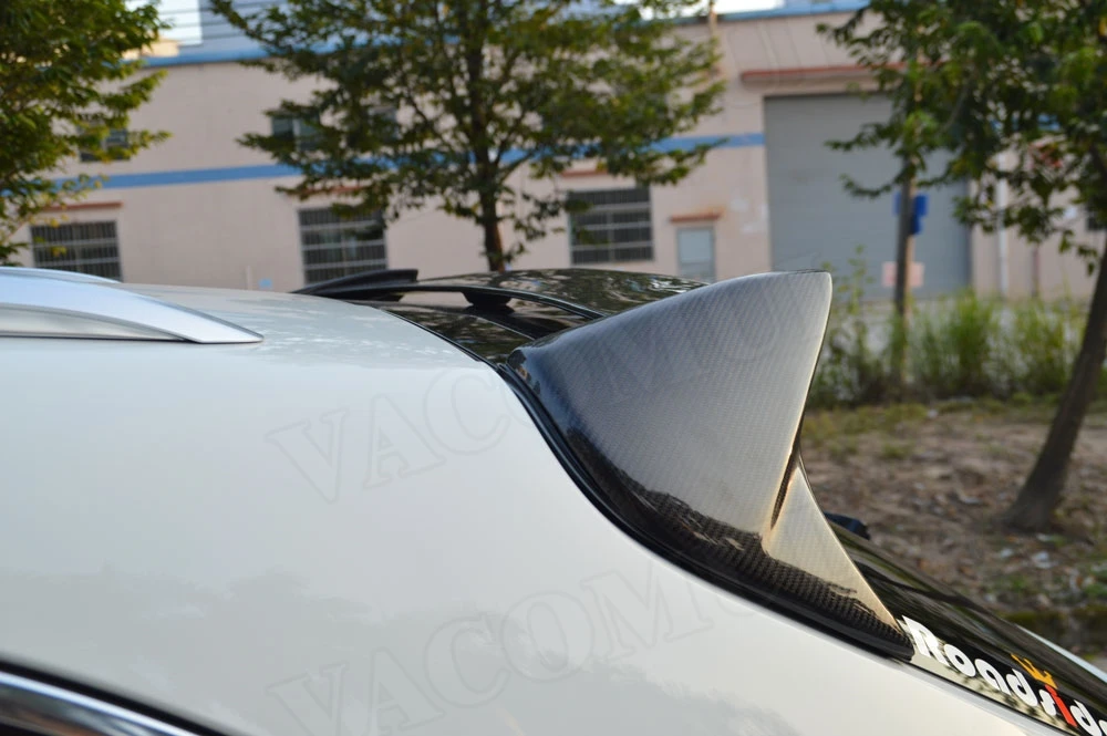Спойлер на заднюю крышу из углеродного волокна для Porsche Macan спойлер- задние крылья Стайлинг автомобиля