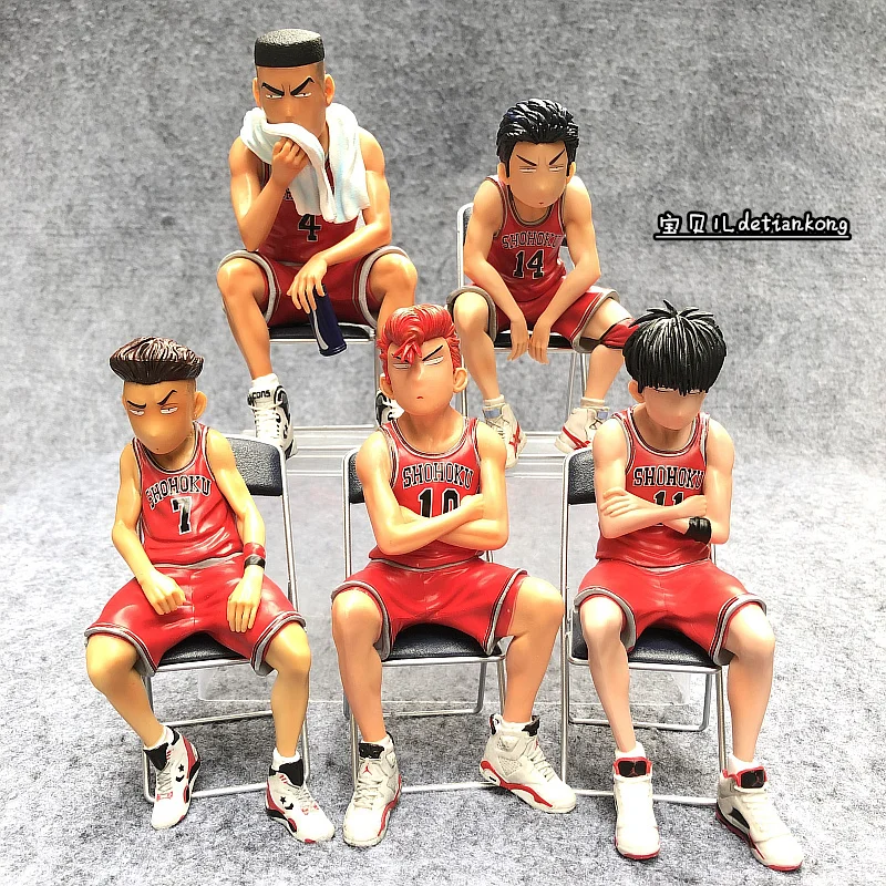 Slam Dunk Hanamichi Sakuragi Rukawa Kaede Mitsui Hisashi Акаги Такенори Miyagi Ryota фигурка Коллекционная