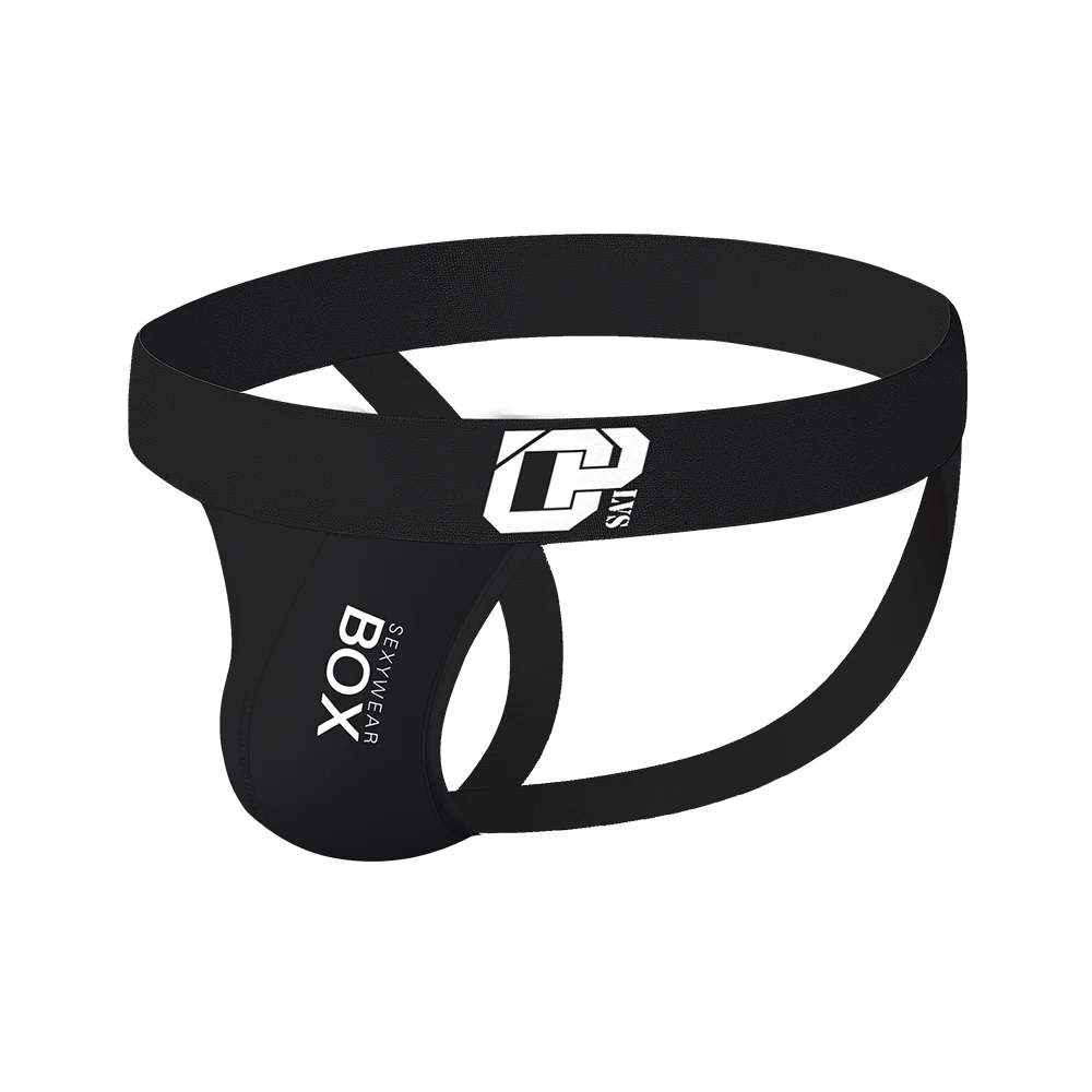 Мужские трусы стринги из сетчатой ткани синие хлопковые брифы в сетку с карманом