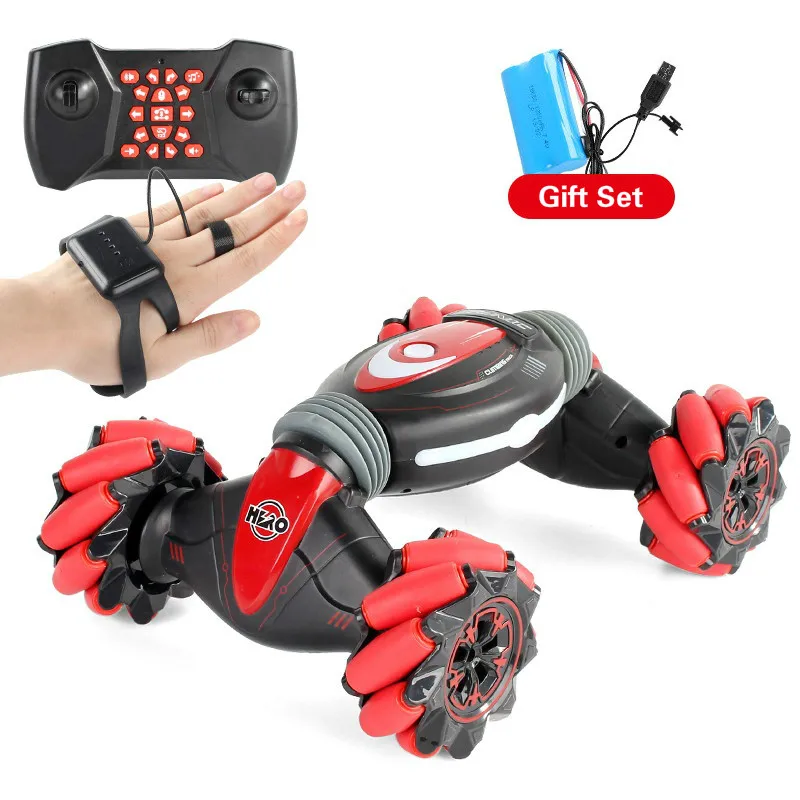 

Gesture Induction Remote Control Stunt Car RC Twisting Off-Road Vehicle Light Music Drift Dancing Side Driving Toy Children Gift