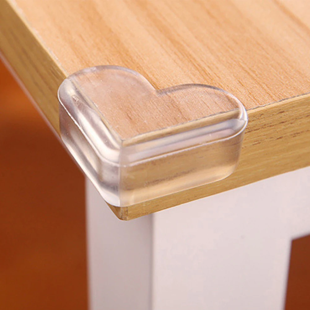 

4Pcs Love Heart Shape Child Safety Corner Protector Soft PVC Desk Table Guard Edge Protection Cover Safe Cushion