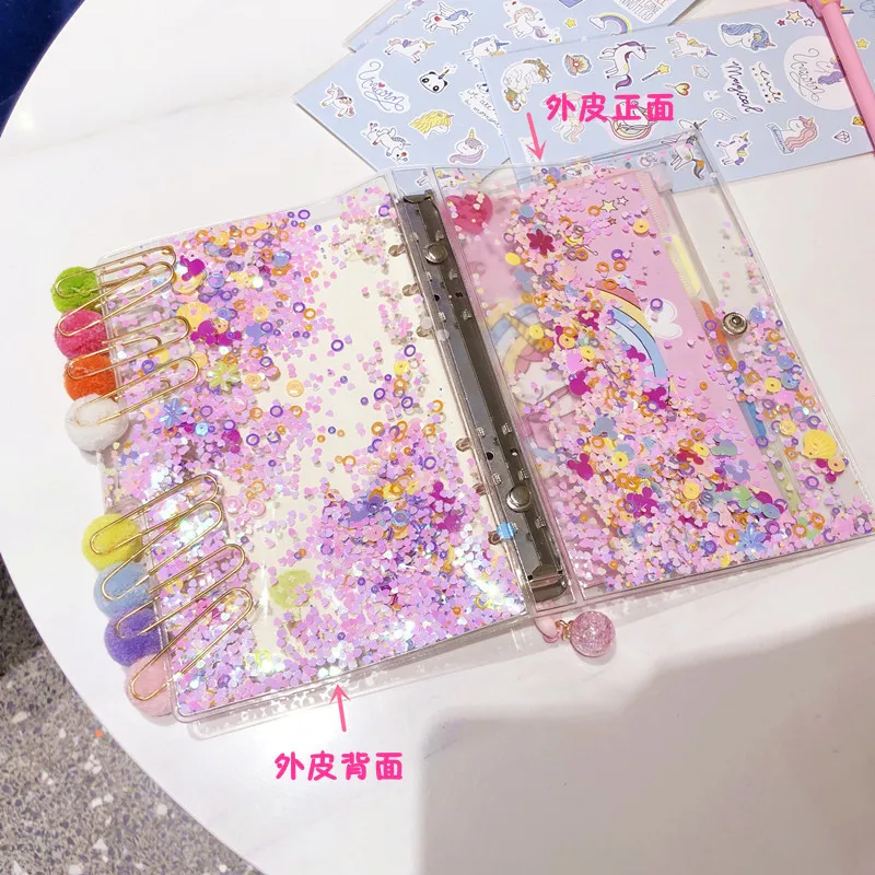 Network red INS pink girl heart book creative cute living page hand book travel notes checkered book stationery