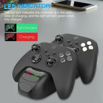 

Joypad Joystick Handle Dual Charging Dock For Xbox Series X Wireless Controller Game Charging Dock Stand With Rechargeable