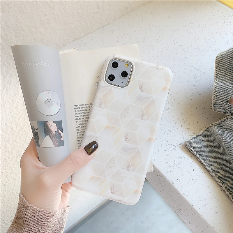 Ретро мода Обычный Алмазный чехол для телефона для iphone 11 11Pro Max X 7 6S 6 8 Plus модный винтажный задний Чехол TPU чехол s