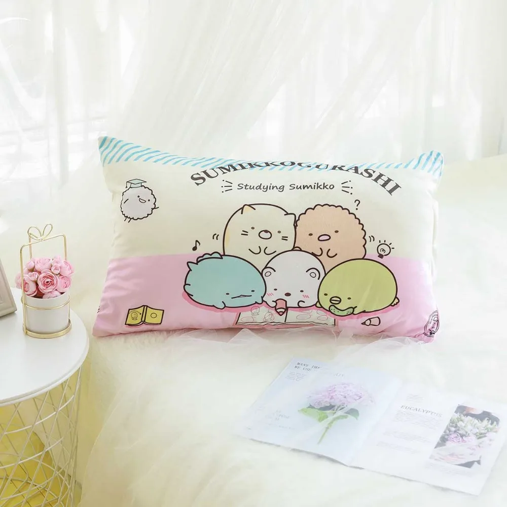 Аниме мультфильм милый Sumikkogurashi Cinnamoroll плюшевые игрушки подростковый стиль подушки мягкие подушки дать Вам комфортный сон