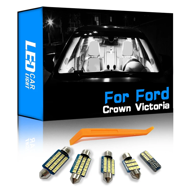 Для Ford Crown Victoria 1992-2011 Canbus автомобиля светодиодный Интерьер Карта Купол