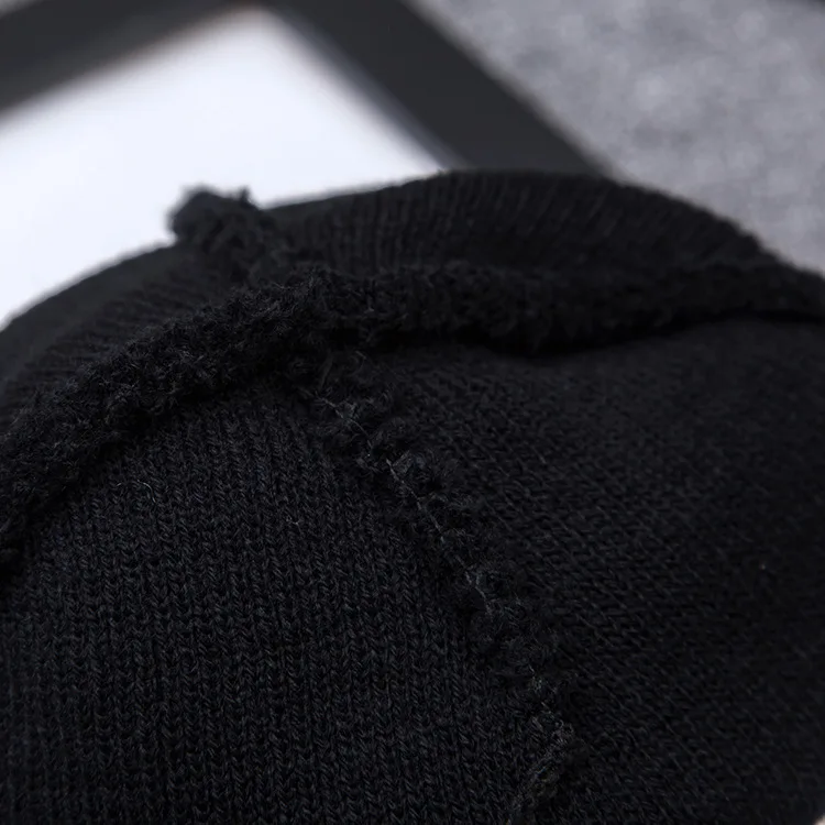 Шапка в стиле Харадзюку с железными кольцами для мужчин и женщин осенне зимняя