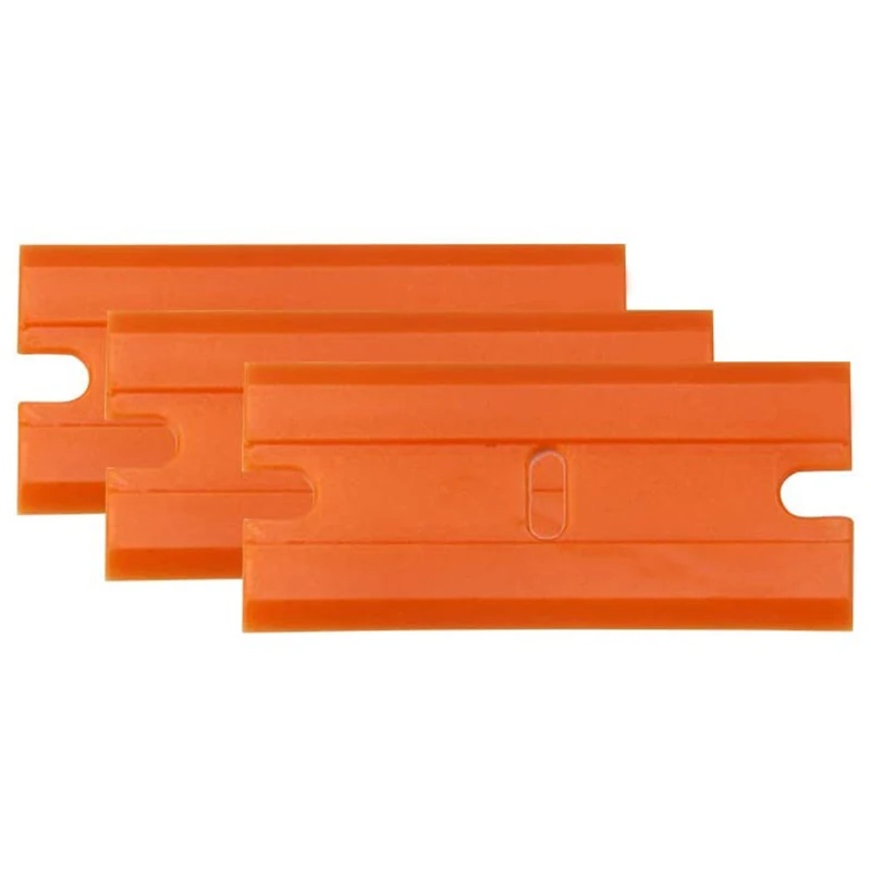 200PCS Plastic Razor Blades Double Edge Industrial Razor Blades Box