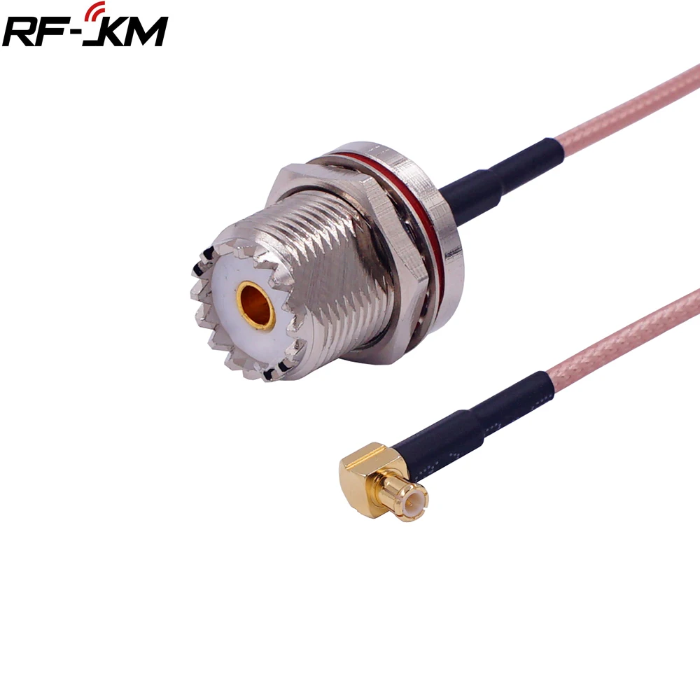UHF Female to MCX Male правый угол кабель RG316 Pigtail SO239 адаптер РЧ коаксиальный в
