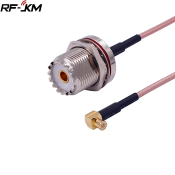

UHF Female to MCX Male Right Angle RG316 Pigtail Cable MCX to UHF SO239 Adapter RF Coaxial Cable Assembly