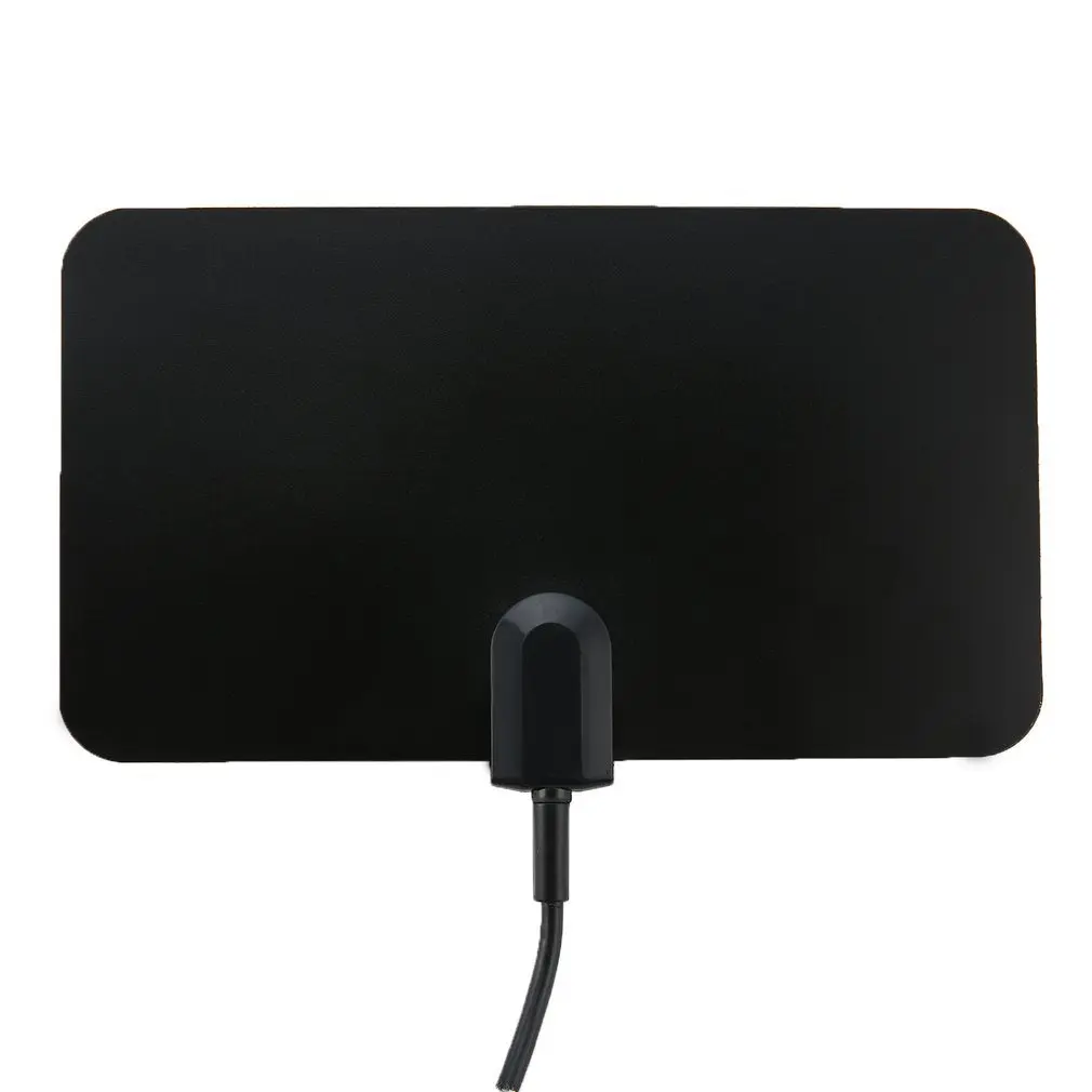 HotTV Aerial High Quality Digital Indoor TV Antenna HD Flat Design High Gain HD TV DTV Box 54MHz-860MHz Supports UHF/VHF Signals
