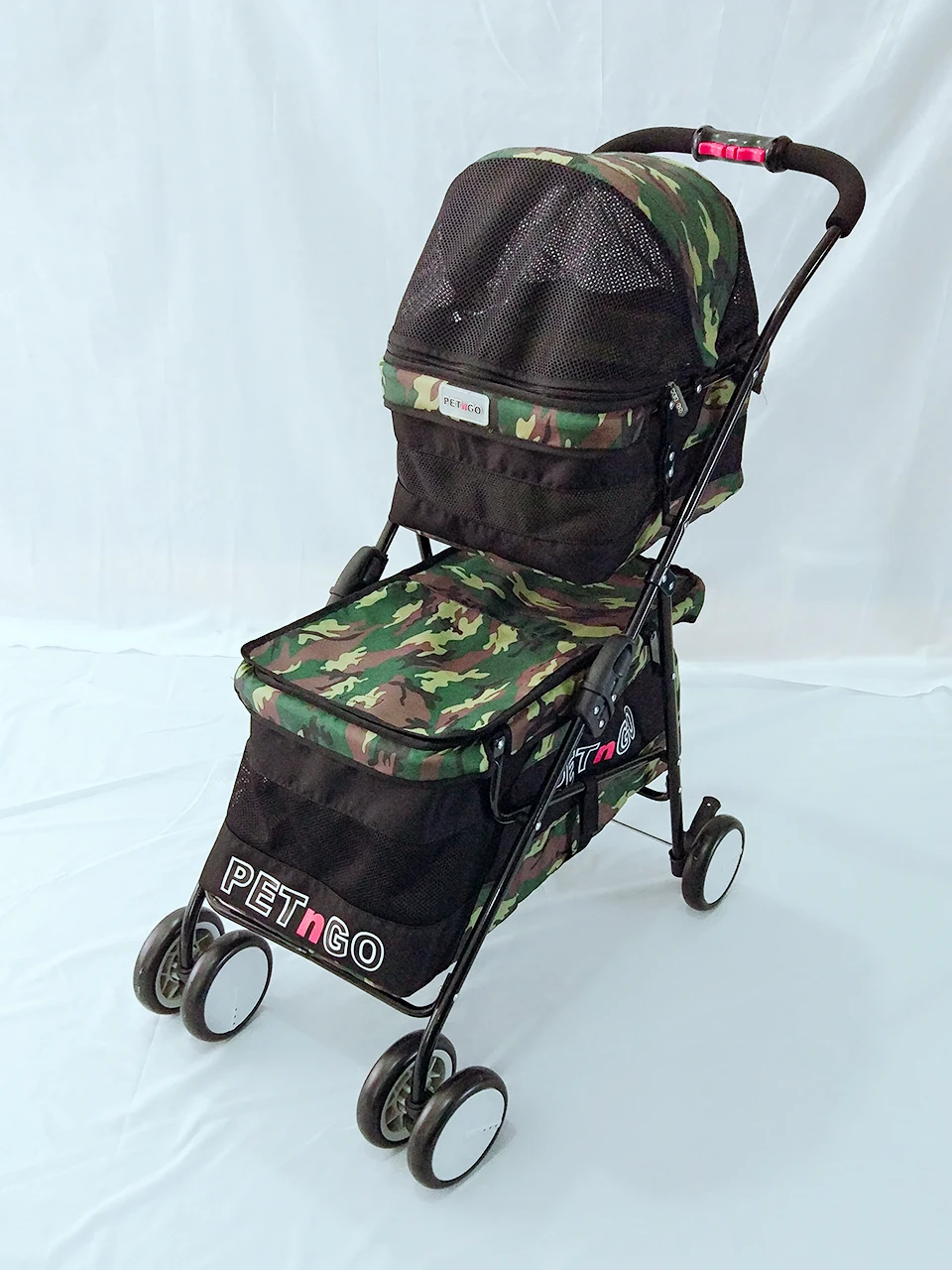 Style1 C, легкий, 2 слоя Складная коляска для питомцев собак корзину кошка коляска четыре колеса для отдыха на открытом воздухе принадлежности, переноска для собак, коляска для питомцев - Цвет: Style1