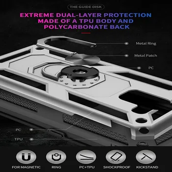 

Phone Case For Samsung Galaxy Note 9 8 10 Pro A7 A6 A8 Plus J7 J3 J8 J6 J4 Plus Prime 2018 Armor Magnetic Holder Ring Cover