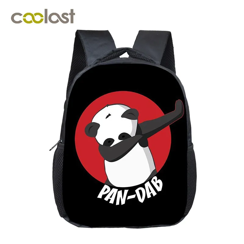 Забавный мультяшный мини рюкзак Dab Panda для детей мальчиков и девочек сумка