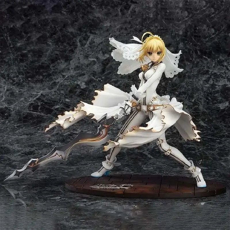 Fate/EXTRA CCC Аниме Фигурка Nero Fate/stay Night GSC Saber Невеста ПВХ свадебное платье фигурку
