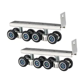 

Hanging Sliding Door Closet Hardware Kit Wheels Roller Set Home Door Window Hardware Accessories Pulley