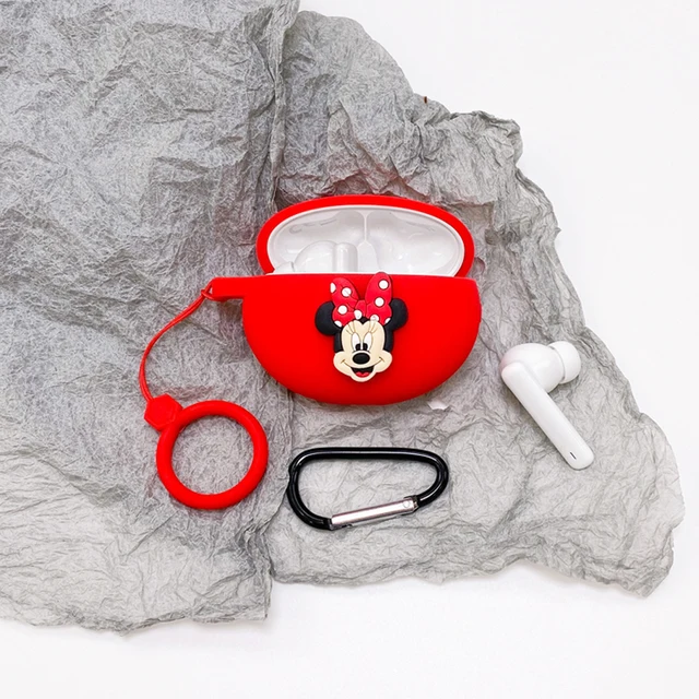 Cute Cartoon Earphone Cover for Huawei Freebuds 4i Case TWS Bluetooth Wireless Headphone Charging Box Case Headset Silicone Case W