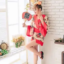 Японское напечатанное сексуальное нижнее белье юката, лифчики, женская короткая Пижама, Прозрачное кимоно, кардиган, сексуальное нижнее белье, Женский Топ