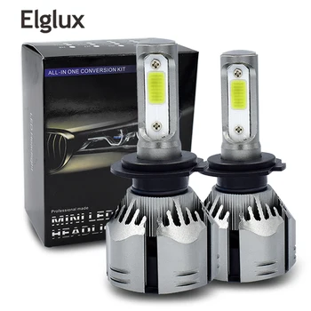 

Elglux 2 Pcs H4 LED H7 Canbus Car Headlight 3000K 6000K 8000K Auto Lamp H1 H3 H11 H27 880 9005 9006 Mini Headlamp Fog Light