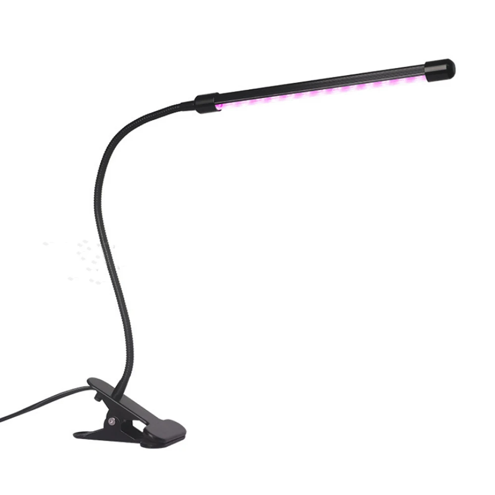 Full Spectrum LED 4 Tube Planting Light Flexible Clip USB Power Desktop Plant Growth Lamp Indoor Plant Growth Light For Flowers 11