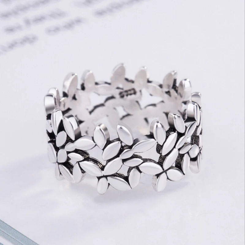 NEW 1pcs Vintage Hollow Out Leaf Rings For Women Statement Jewelry Finger Ring Fashion Jewelry Gift For Girls