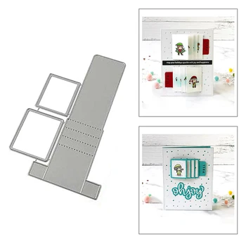 

2020 New Rectangle Frame Metal Cutting Dies For DIY Making Photo Album Label Greeting Card Paper Embossing Scrapbooking No Stamp