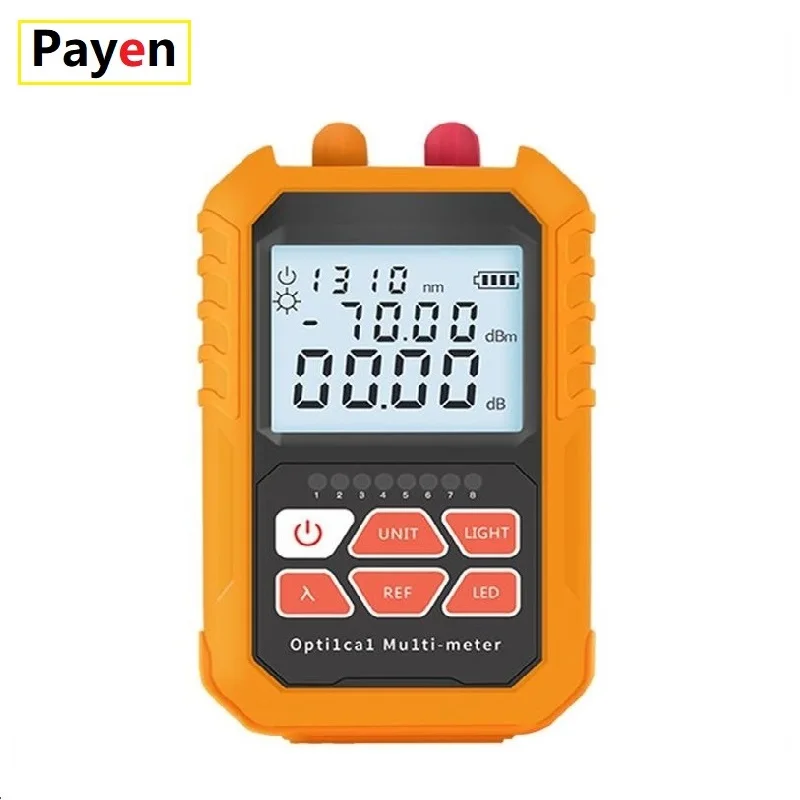 

PAYEN Optical Power Meter Red Laser 3 in 1 High Precision Mini Optical Fiber Pen 5km Optical Fiber Tester Lamp