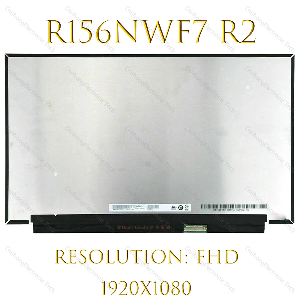 

15.6 Inch R156NWF7 R2 For Lenovo ideapad 5-15ARE05 3-15ITL6 3-15ALC6 81YQ 82H8 82KU LCD Touch Screen FHD 40Pin Laptop Display