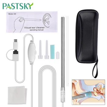 

3-in-1 WiFi Medical Ear Otoscope Cleaner 1.3MP 720P HD Visual Wax Remover Otoscope With 6 Adjustable LED Light For IOS Android