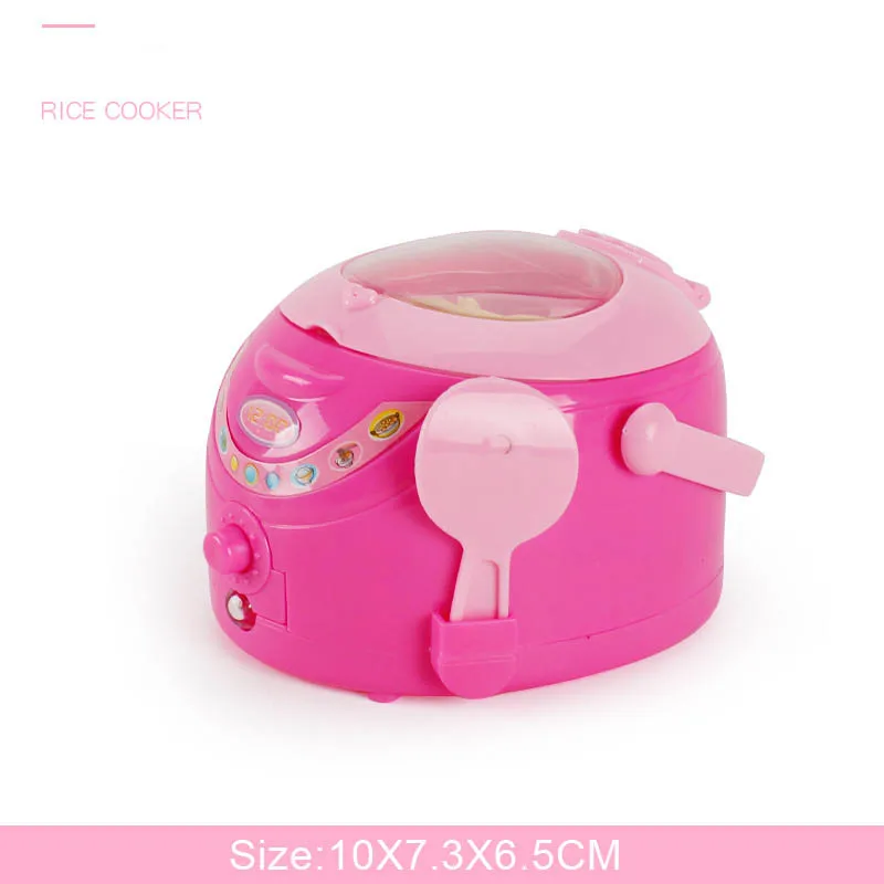 Розовое детское платье маленькое платье для малышей ролевая игра тостер очиститель Плита машина Кухня игрушка Классический бытовой игрушечная бытовая техника - Цвет: 5