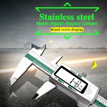 

New High Precision LCD Stainless Steel Digital Display Caliper 150mm Fraction/MM/Inch Stainless Steel Vernier Caliper measuring