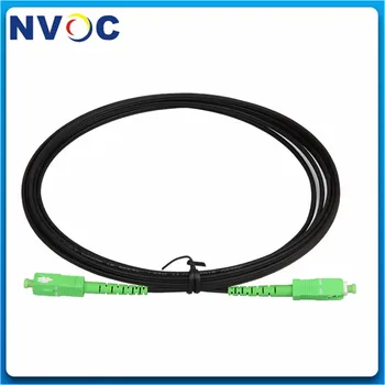 

2Pcs/Lot,SM,1Cores,G657A1 Fiber,two steel wires,LSZH Jacket,GJXH SC APC Drop Patch cord,100M SC/APC FTTH Fiber Optic Jumper