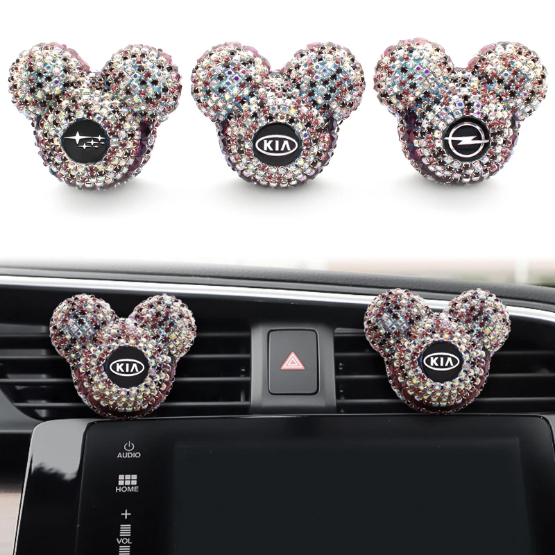 Автомобильный освежитель воздуха с Микки Маусом для Volkswagen VW POLO T5 KIA Hyundai BMW Opel Mercedes