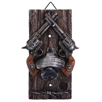 

New 8 Inch High Vintage Beer Opener Western Bar Wall Decor Bottle Opener Decoration Wall Hanger Can Opener Creative Gift
