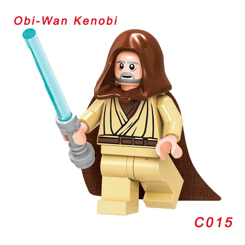 Одиночная Звездные войны кирпич Хан Solo Embo Jawa Финн Анакин Скайуокер K-3Po йода капитан тарпалс Aayla ecura строительный блок - Цвет: C015