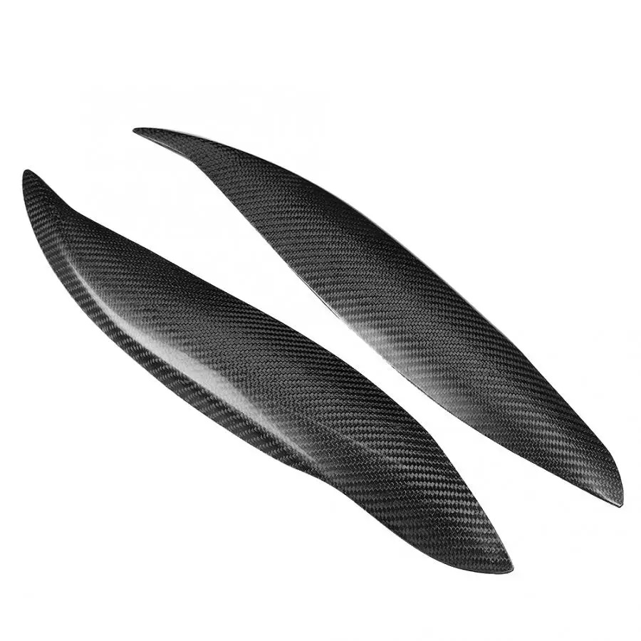 

Chromium Styling 1 Pair Carbon Fiber Car Headlight Eyebrow Eyelid Fit for Honda Civic 1999 2000 Car Modification