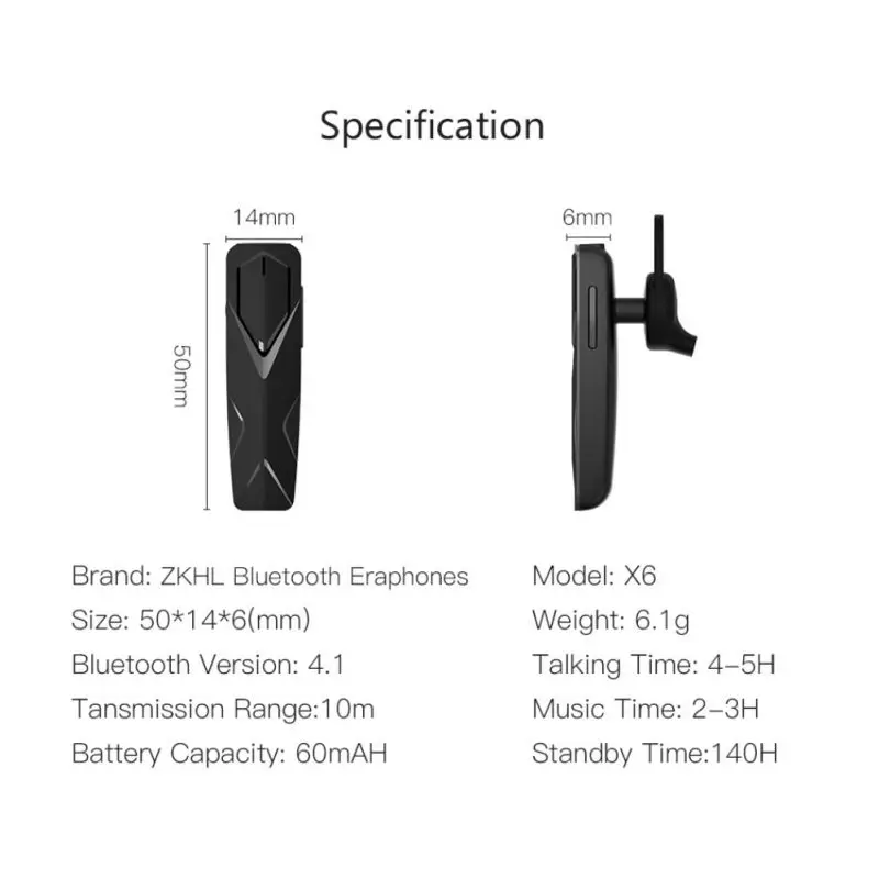 Для Bluetooth беспроводной шумоподавление голосовые подсказки гарнитура бизнес стереонаушники