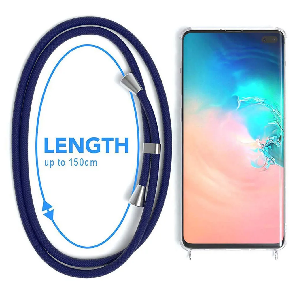 Binmer мобильный телефон чехол для Samsung S9 с шнурком ремешок на шею выдвижной шнур