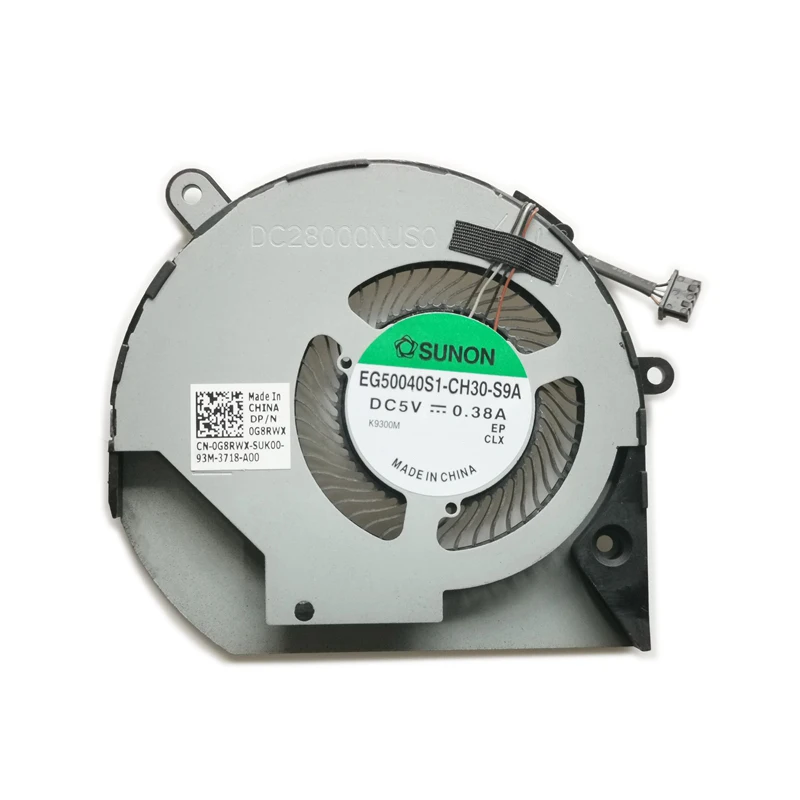 Новый оригинальный охлаждающий вентилятор для ноутбука Dell Precision 3540 M3540 EG50040S1-CH30-S9A