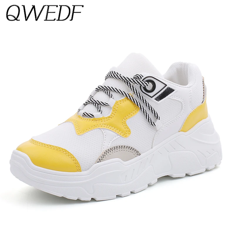 

Sneakers Women Trainers Mesh White Platform Sneakers Ladies Casual Shoes Wedges Shoes zapatillas chunky mujer plataforma C1-06