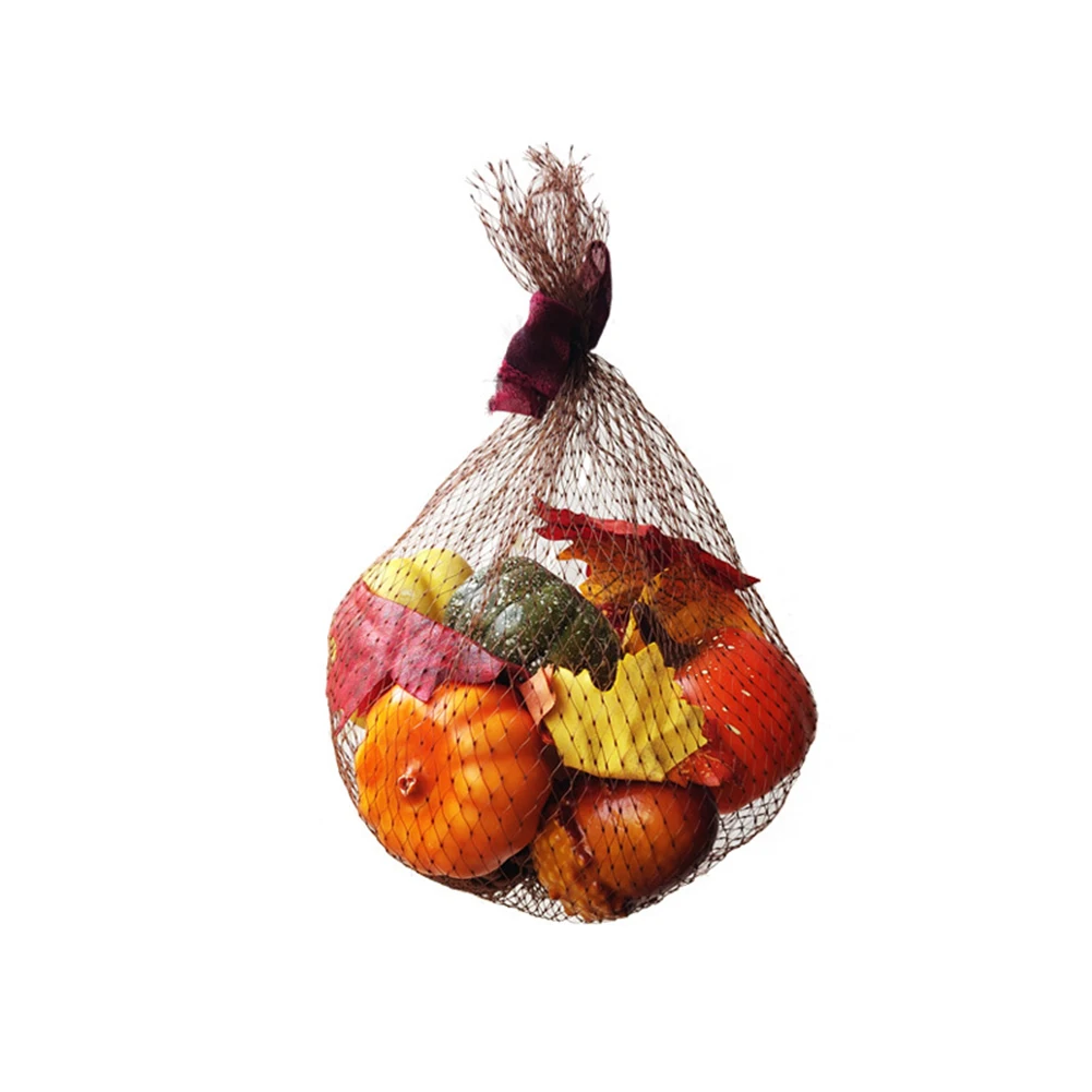 

Pumpkin Autumn Style Home Decoration Simulation Maple Leaf Fruit Accessories Set for Home Tabletop Kitchen Xmas Decorations