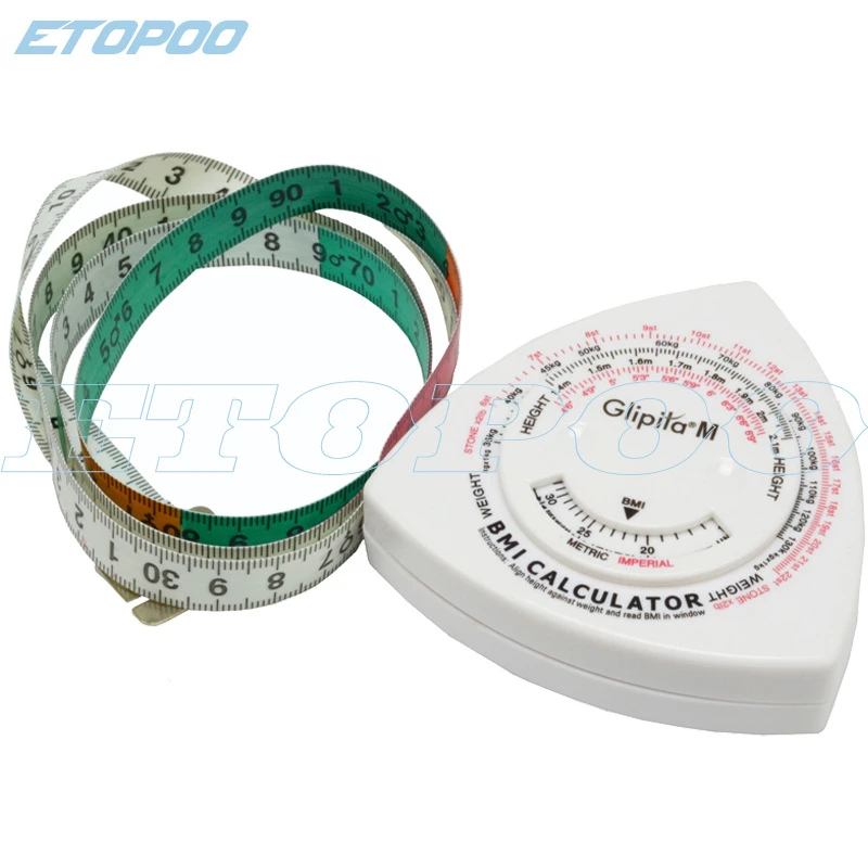 آلة حاسبة دقيقة Bmi شريط قياس الجسم مثلث الشكل مؤشر كتلة الجسم Tape Measures Aliexpress